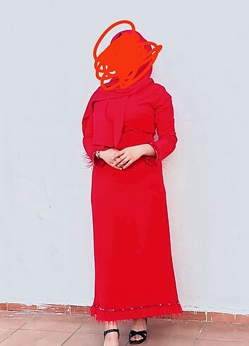 Kırmızı abiye