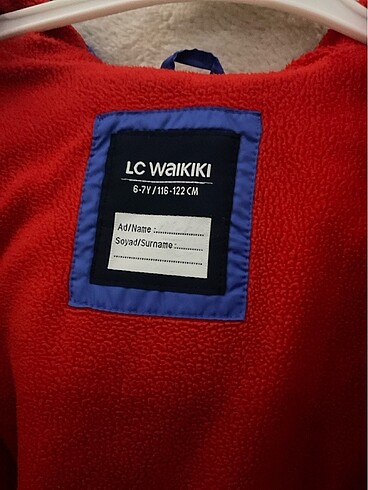 7 Yaş Beden LCW Spiderman içi polarlı mont