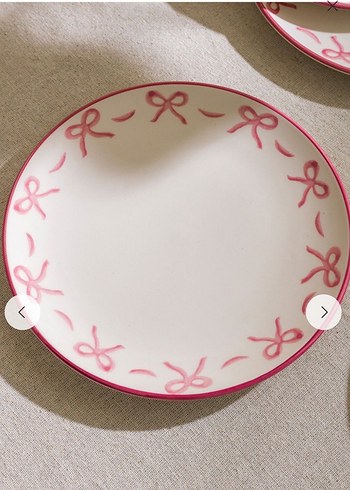 Pastel Pembe Desenli Tabak Seti - Görsel 4