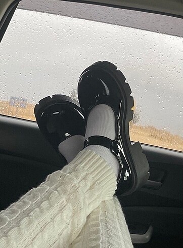Sheinside mary jane lolita parlak ayakkabı