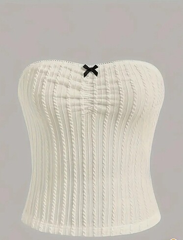 coquette y2k straplez bluz