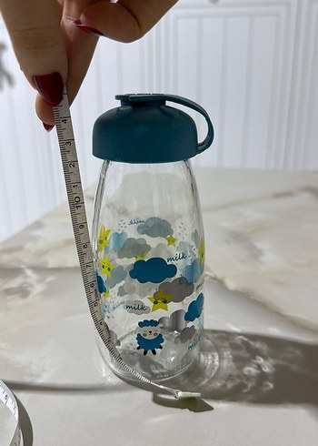 Mavi Kapaklı Çocuk Termos Şişesi - Görsel 2