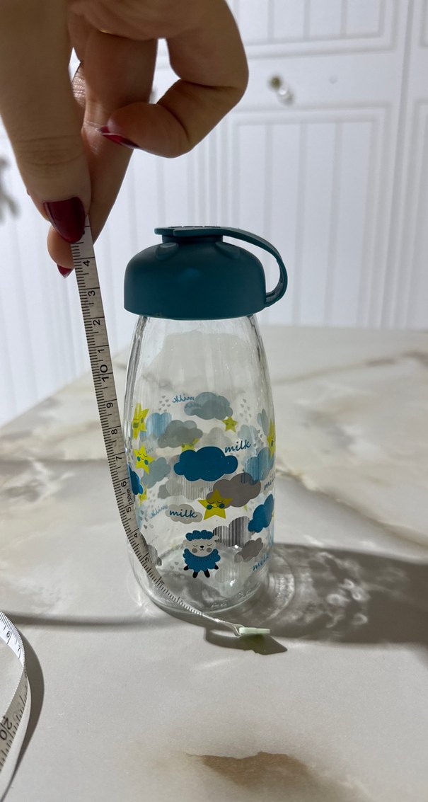 Mavi Kapaklı Çocuk Termos Şişesi - Görsel 2