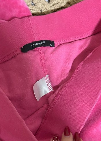 Pembe Payetli Kapüşonlu Kadın eşofman takımı - Görsel 10