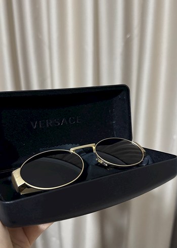 VERSACE GÖZLÜK Klasik Tarz Kadın Gözlüğü, Tokalı, Altın Renk - Görsel 8