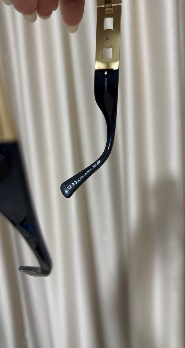 VERSACE GÖZLÜK Klasik Tarz Kadın Gözlüğü, Tokalı, Altın Renk - Görsel 4