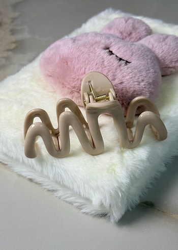 Pembe Dalgalı Saç Tokası - Görsel 2