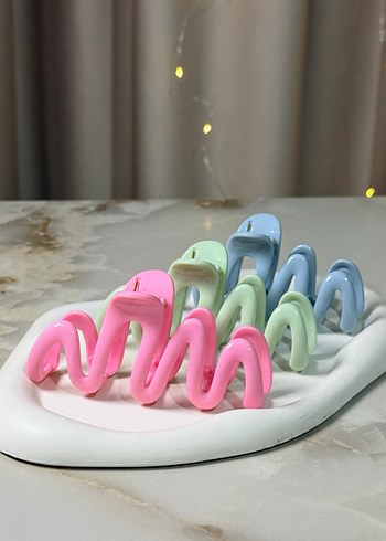 Pastel Renkli Elastik Kadın Saç Tokaları - Görsel 2