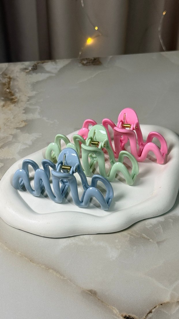 Pastel Renkli Elastik Kadın Saç Tokaları - Görsel 4