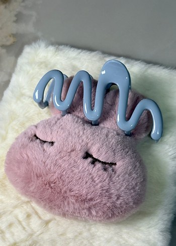 Gri Dalgalı Saç Tokası - Görsel 4