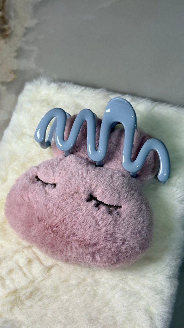 Gri Dalgalı Saç Tokası - Görsel 4