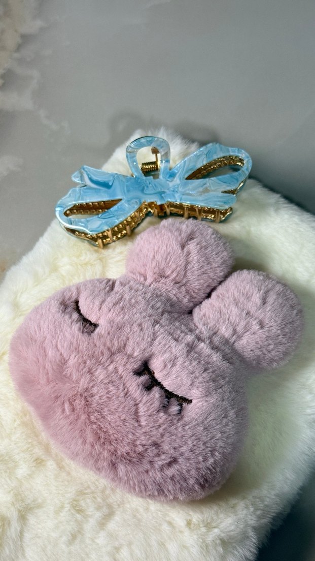 Mavi Fiyonk Detaylı Kadın Saç Tokası - Görsel 4