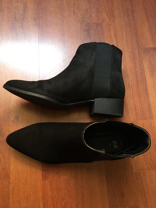 H&m Siyah Topuklu Bot