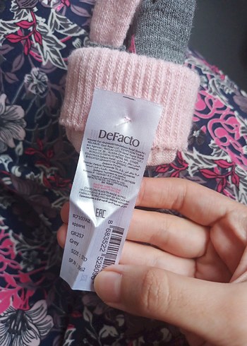Beden pembe Renk Pembe Detaylı eldiven defacto
