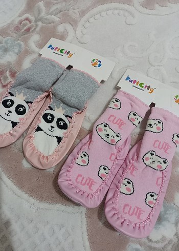 Kız Çocuk çarık çorap 2 adet - Görsel 4