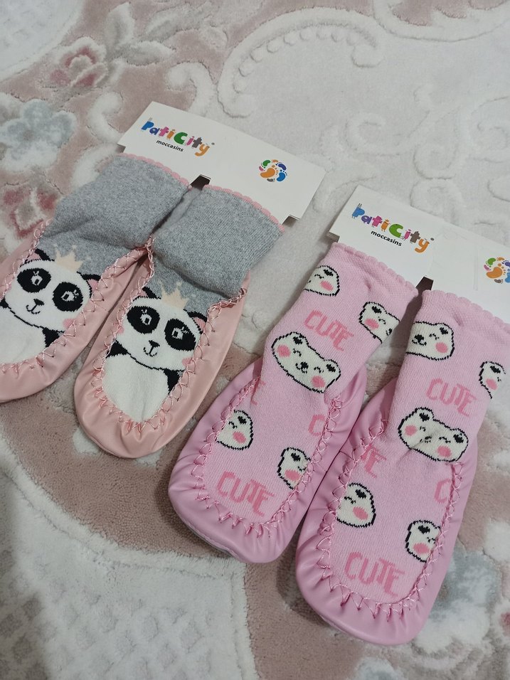 Kız Çocuk çarık çorap 2 adet - Görsel 4