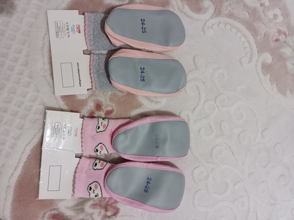 Kız Çocuk çarık çorap 2 adet - Görsel 5