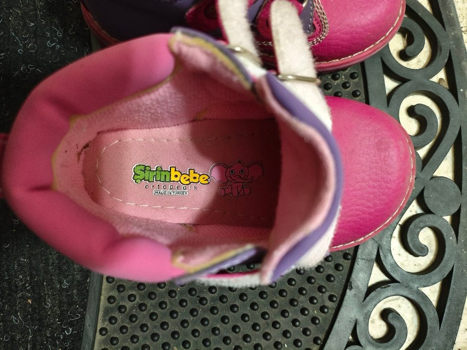 Pembe Kız Bebek ortopedik bot 22 numara - Görsel 4