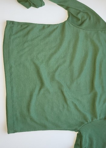 l Beden ambar yeşil uzun kollu crop