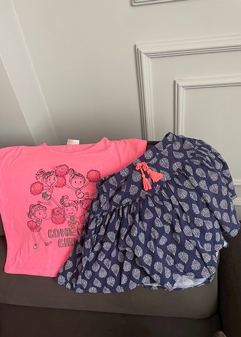 Pembe Baskılı Kız çocuk Takımı