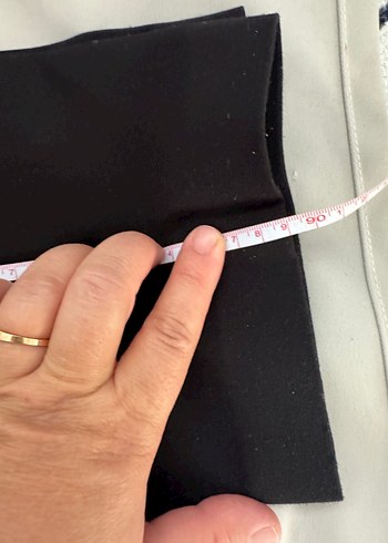 Kadın Siyah Pilili Midi Kumaş Pantolon - Görsel 4