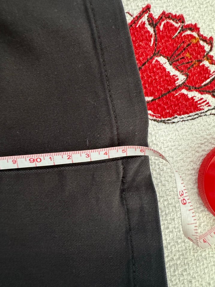 Kayra Siyah ispanyol keten Kadın Pantolon - Görsel 5