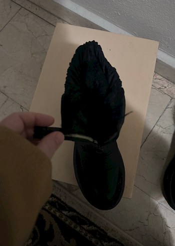 Pierre Cardin Siyah Platform Topuklu Kadın Kar  Botu - Görsel 5