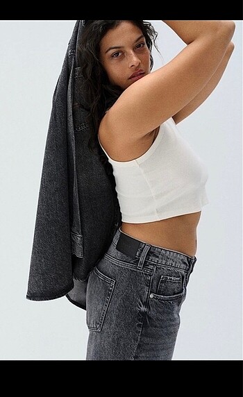H&M H&M Curvy Fit Baggy Low Jean-36-40