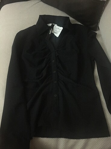 Siyah LC Waikiki Fit Gömlek
