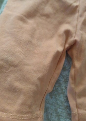 Kız Çocuk Bej Pamuklu Tayt - Görsel 3