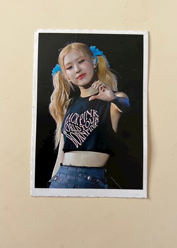 Blackpink Rose foto kart