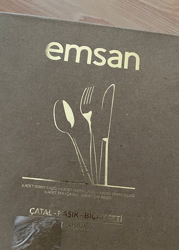 Beden Gri Paslanmaz Çelik Çatal Bıçak Kaşık Seti