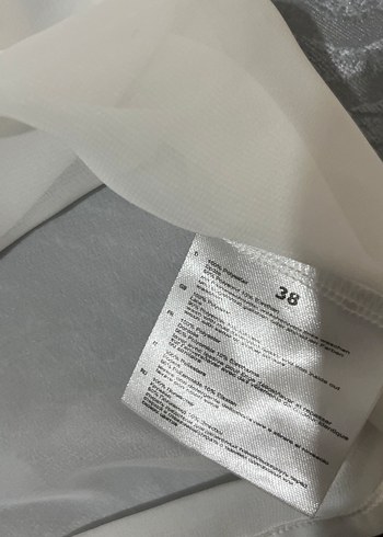 Dantel Detaylı Kısa Kollu bluz - Görsel 4