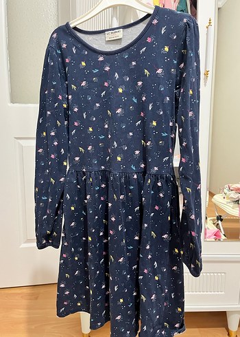 Kız Çocuk Çok Renkli Uzun Kollu Elbise - Görsel 2