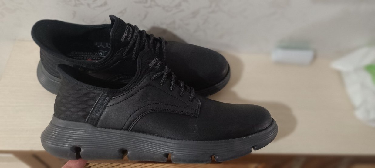 Skechers Siyah Su Geçirmez Erkek Ayakkabı 43 Numara - Görsel 3