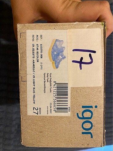 İgor sandalet unisex renk