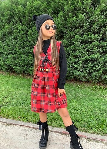 5 Yaş Beden kırmızı Renk kız çocuk takım
