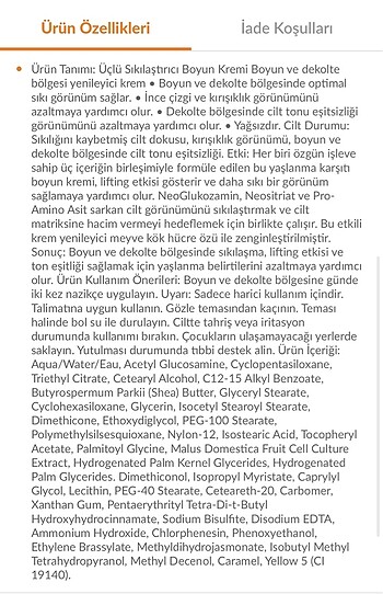 Beden Renk Üçlü Sıkılaştırıcı Boyun Kremi NEOSTRATA