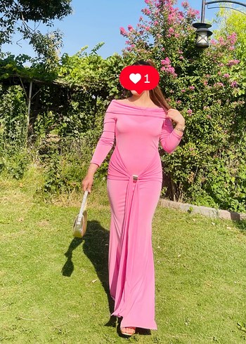 Bembe uzun abiye - Ana görsel