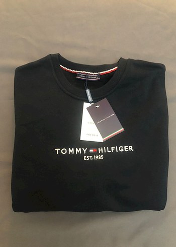 xxl Beden çeşitli Renk Tommy Hilfiger Beyaz Erkek Sweatshirt