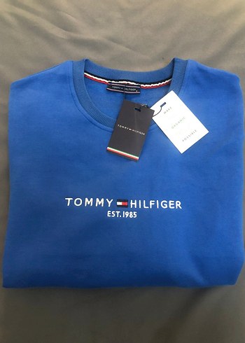 xxl Beden Tommy Hilfiger Beyaz Erkek Sweatshirt
