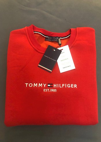 Tommy Hilfiger Tommy Hilfiger Beyaz Erkek Sweatshirt