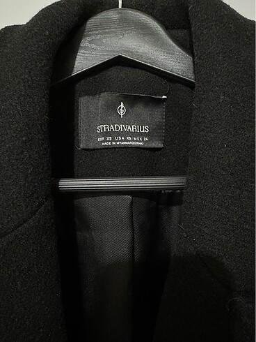 xs Beden siyah Renk Stradivarius Kaban
