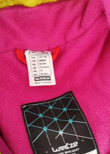 Kız Çocuk Pembe Fermuarlı Mont - Görsel 4