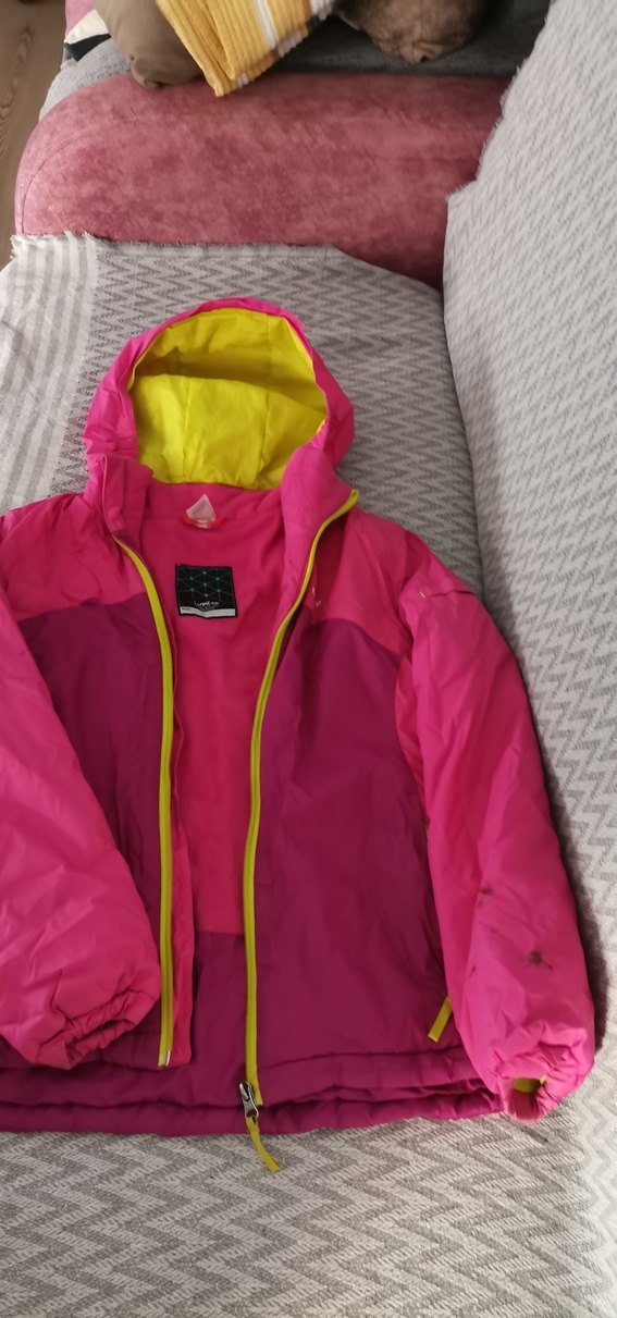 Kız Çocuk Pembe Fermuarlı Mont - Görsel 2