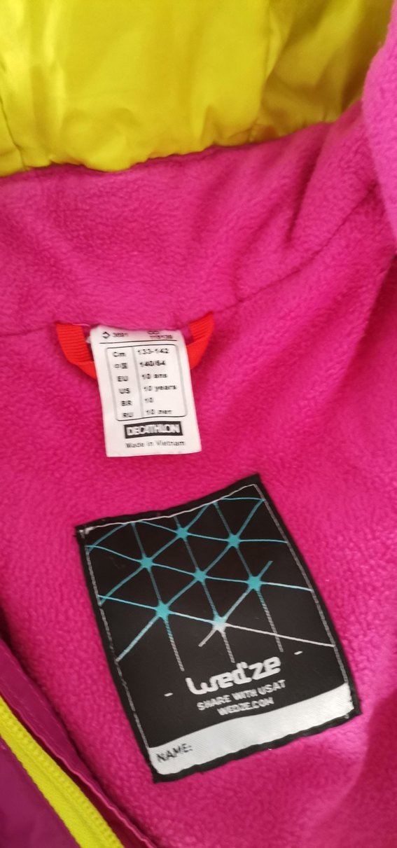 Kız Çocuk Pembe Fermuarlı Mont - Görsel 4