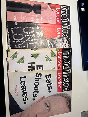  Beden 4 Tane Timeout London Dergisi