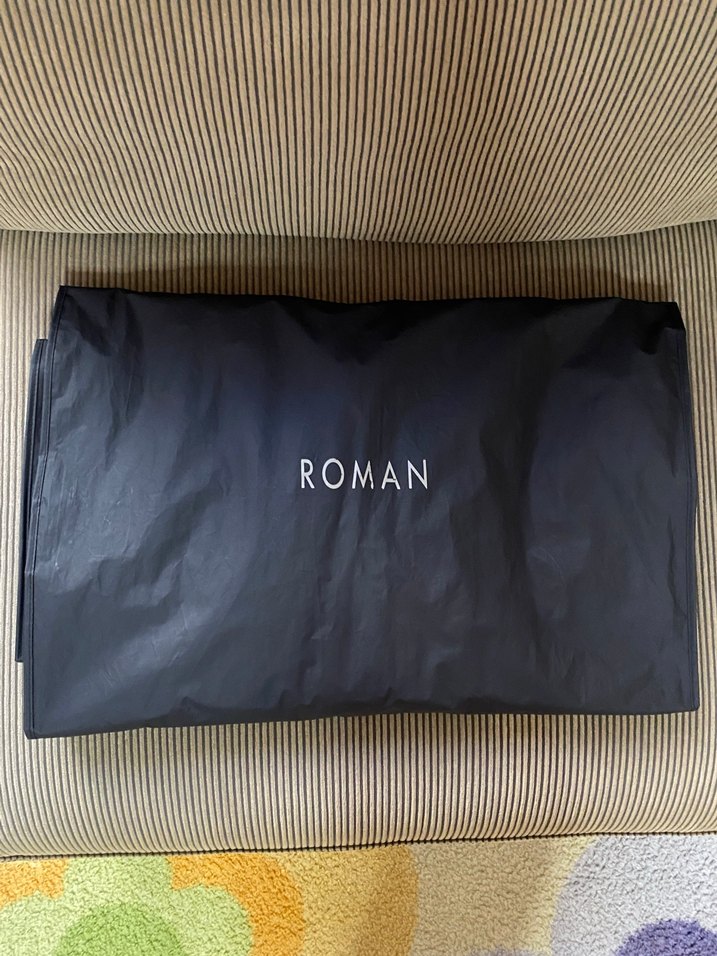 Roman marka V Yaka Siyah Uzun Abiye Elbise - Görsel 5