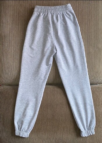 Gri Kadın Pamuklu Eşofman - Görsel 3