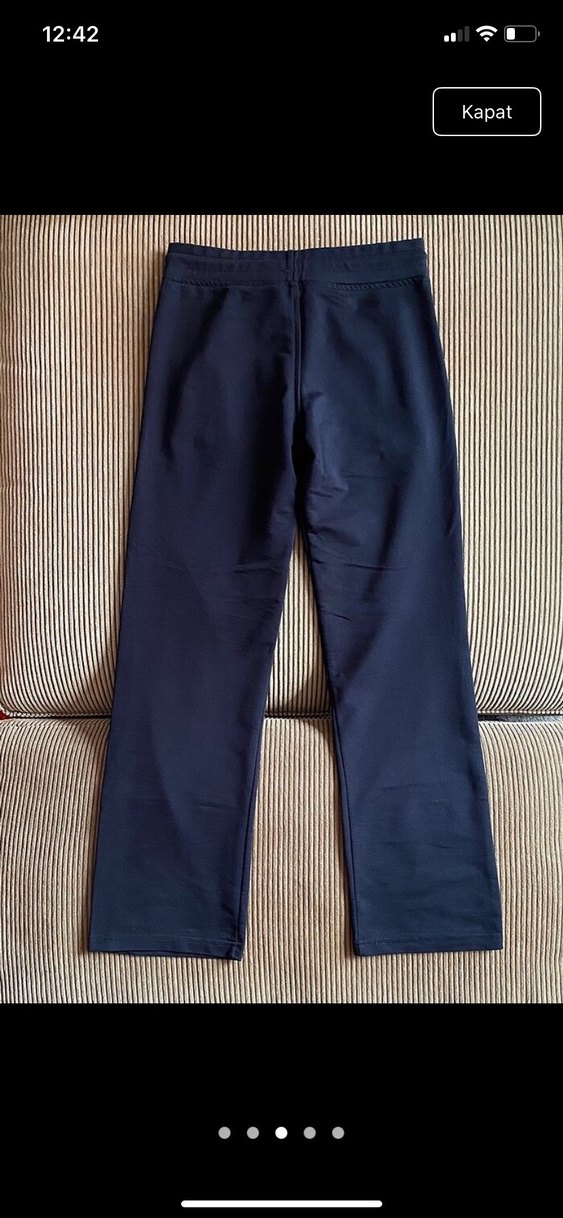 Nike Kadın Lacivert Regular Fit Eşofman Altı - Görsel 3